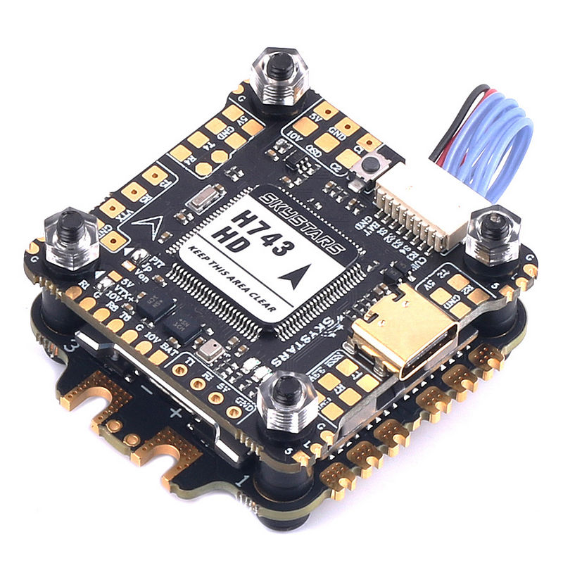 Stack Skystars H743 Dual Gyroscope + KM60 BLHeli_32 30×30 3-6S