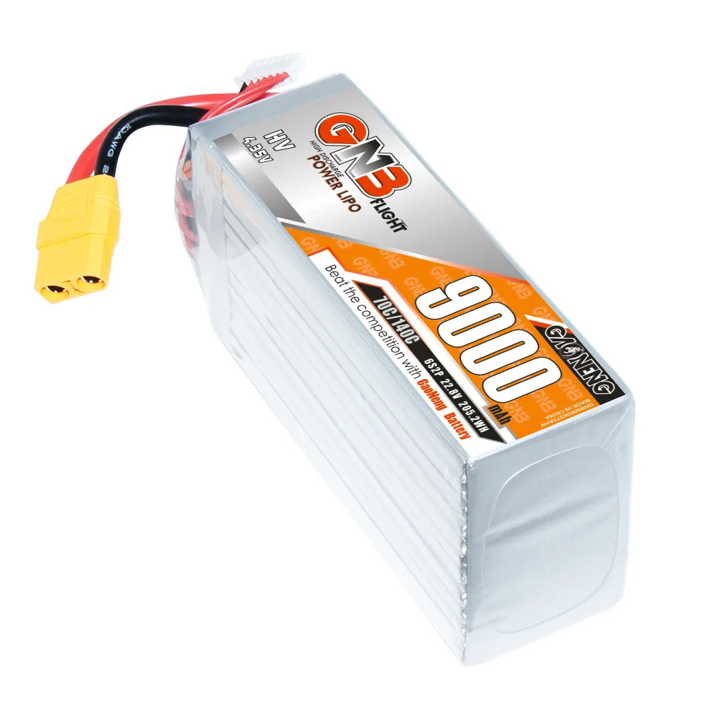 Battery High Energy GNB 6s 9000mAh 70C/140C HV 22.8V XT60