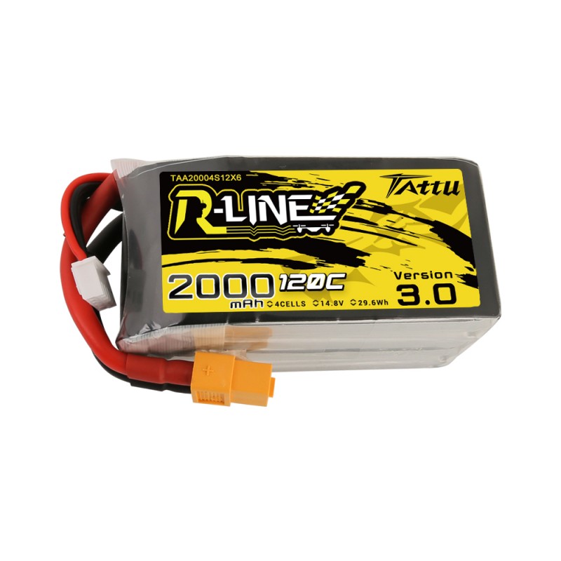Battery Tattu R-Line V3.0 2000mAh 4S 120C lithium battery