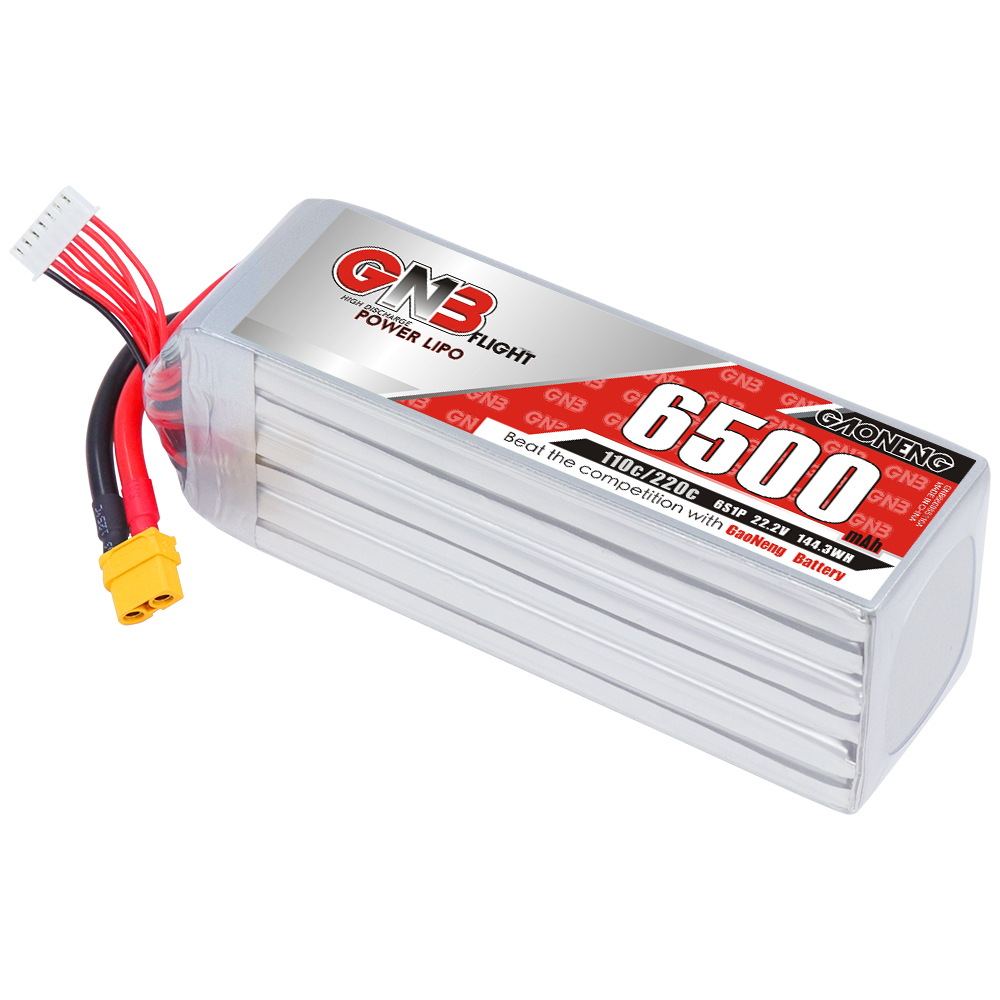 FPV GNB 6500mah 6S 110C XT60 battery
