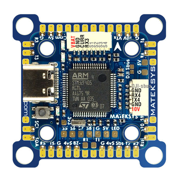 Flight controller MATEKSYS F405 miniTE