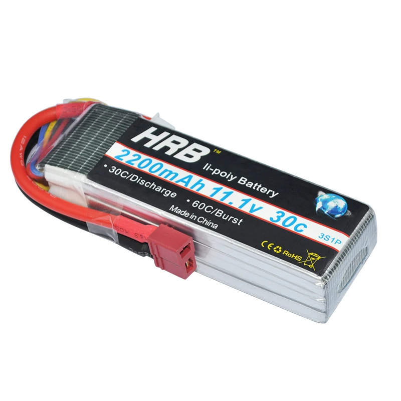 Battery HRB lithium battery 3S 11.1V 2200mah 30C XT60