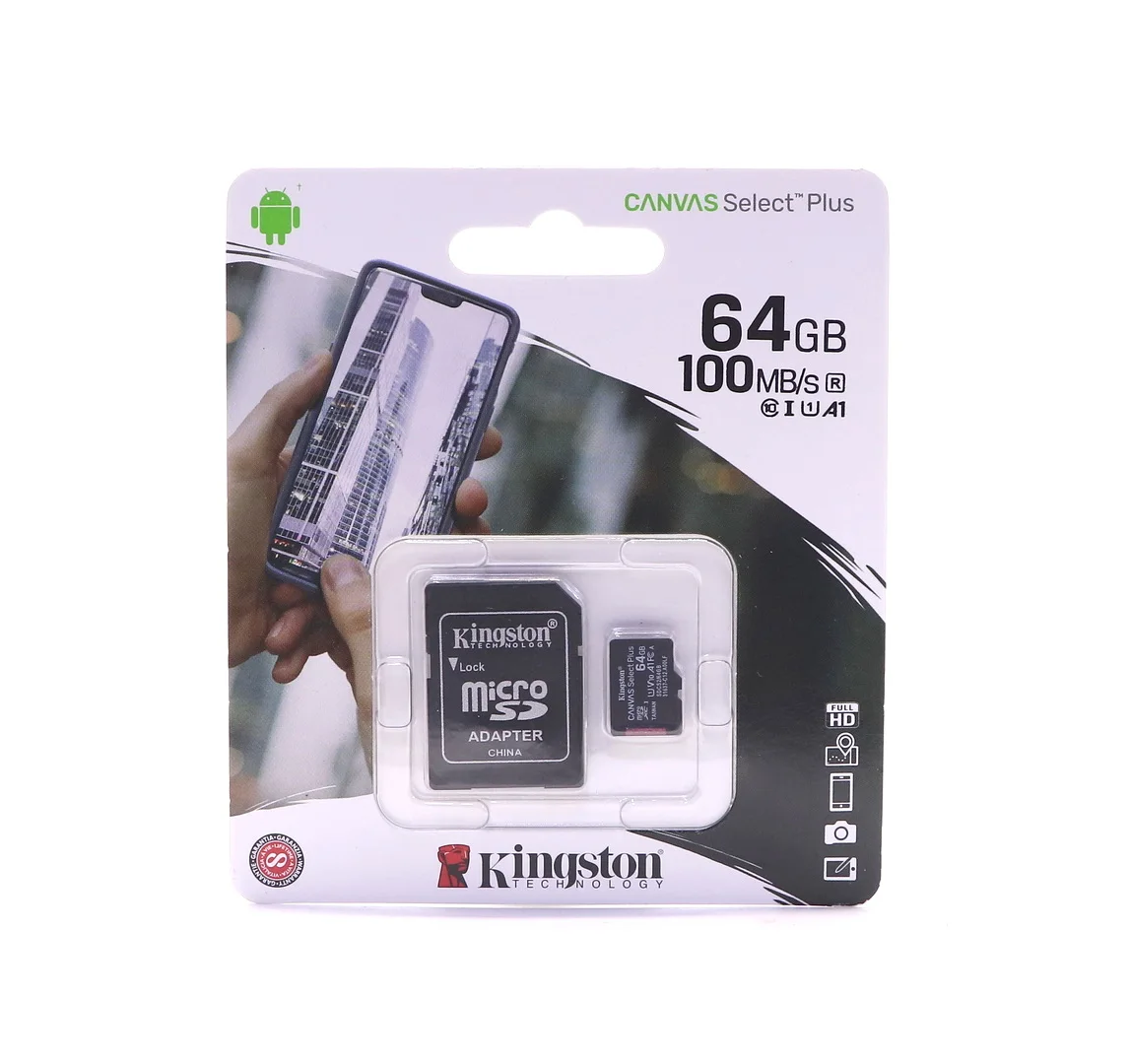 Kingston Canvas Select Plus microSDHC Memory Card
