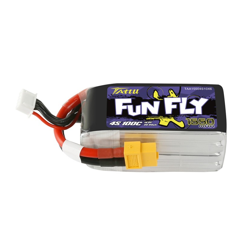 Battery Tattu FunFly 1550mAh 4S 100C lithium polymer battery