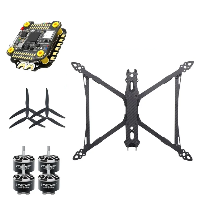 Mark4 V2 10 Inch SpeedyBee F405 V4 Stack 55A FPV GT3115 900KV Brushless Motor RC RUSH SOLO TANK Gemfan 1045 Propeller Build Kit