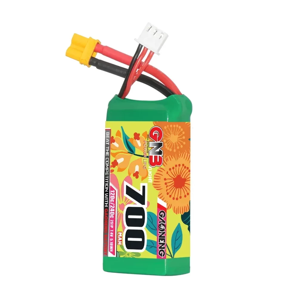 Battery GNB 700mAh 2S 7.4V 120C lithium polymer battery