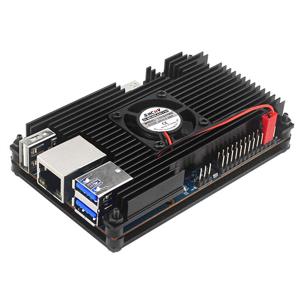 Orange Pi 5 metal case with fan