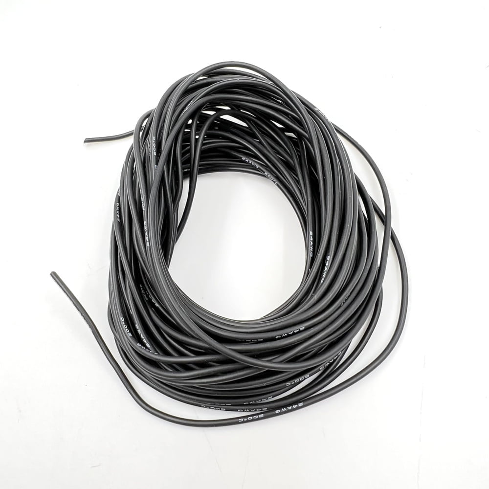 Silicone Braided Copper Wire 28AWG 2Pin 5m