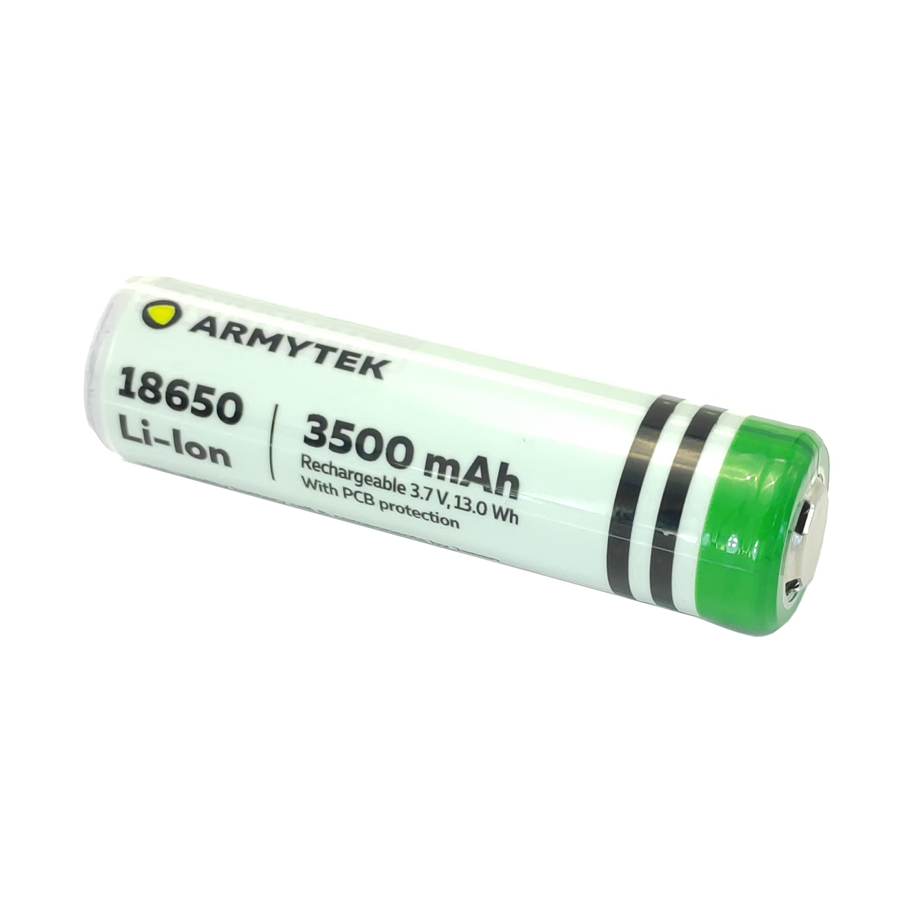 Protected lithium-ion battery Armytek 18650 3500 mAh