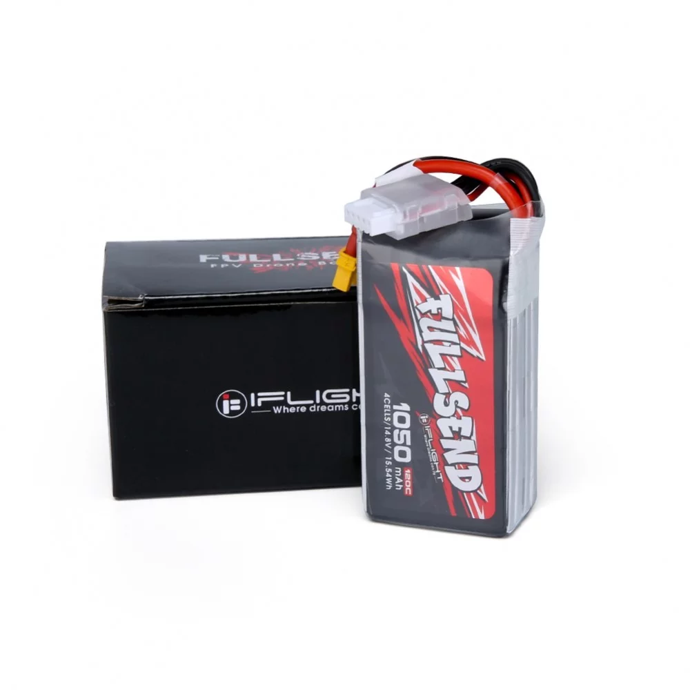 Battery iFlight Fullsend 1050mAh 4S 120C lithium battery (XT30)
