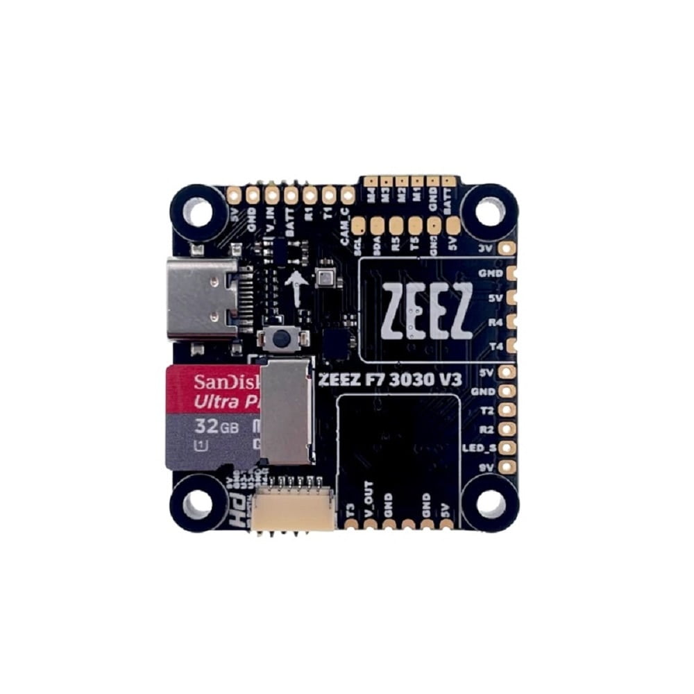 Flight controller ZEEZ F7 3030 FLIGHT CONTROLLER V3 with speed controller ZEEZ 55A 3030 V3 10
