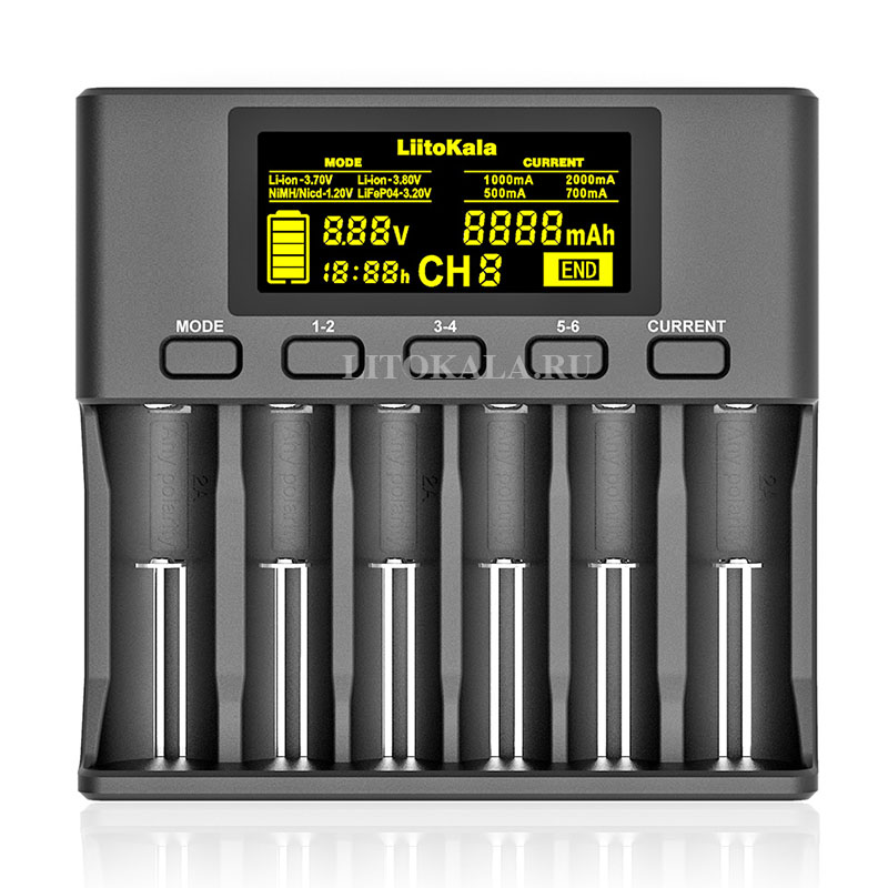 18650 Battery Charger LiitoKala Lii-S6