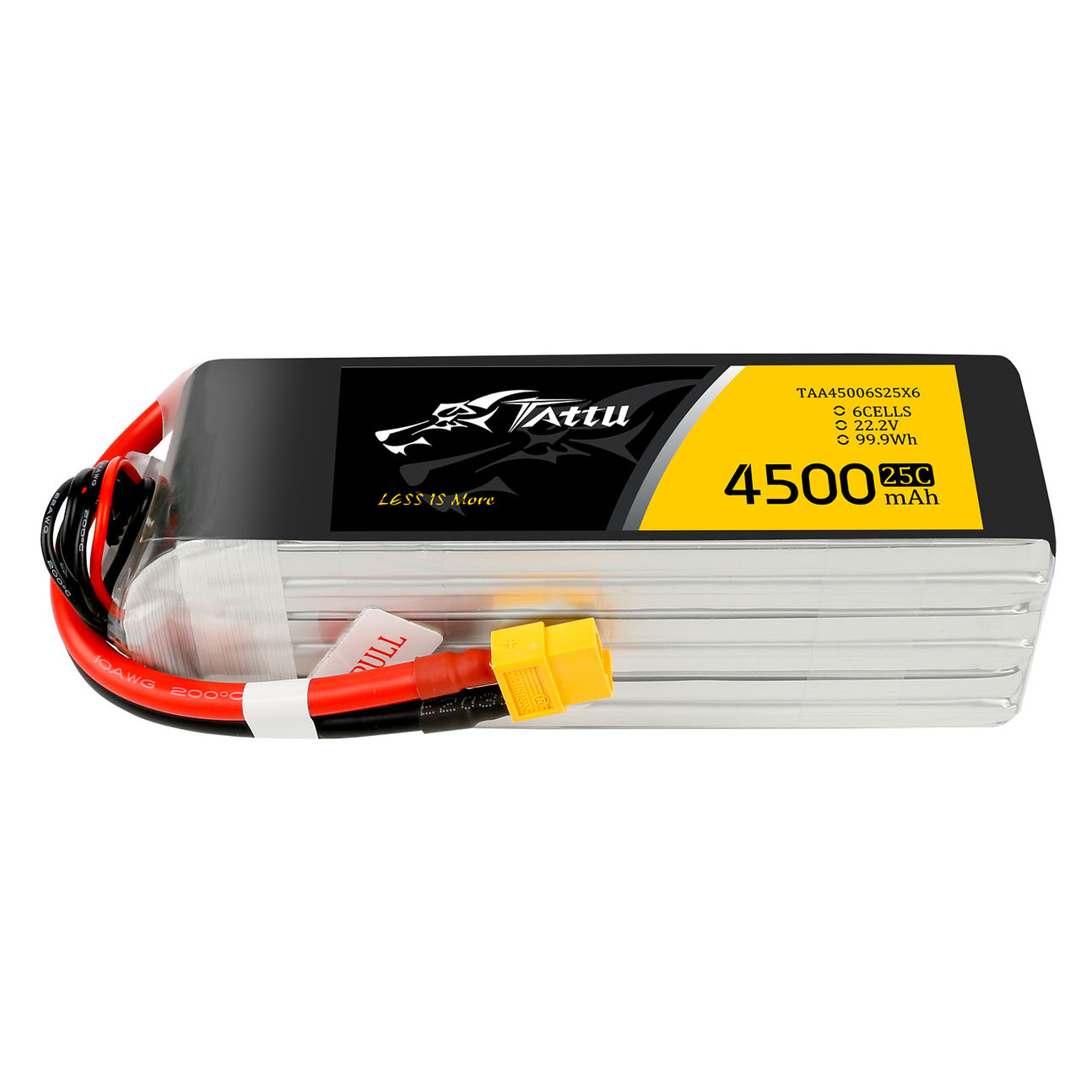 Battery Tattu 4500mAh 6S 25C lithium battery (XT60)