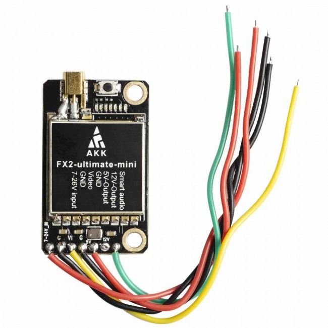 Transmitter AKK FX2 Ultimate Mini 5.8Ghz 40CH 25/200/600/1200mW Smart Audio