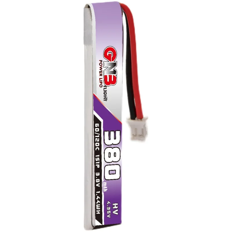Battery GNB 3.8V 380mAh 1S 60/120C high voltage lithium battery