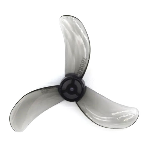 Propeller Gemfan 40mm 1608 3 blades (transparent black) (shaft 1.5 mm) (4CW+4CCW)