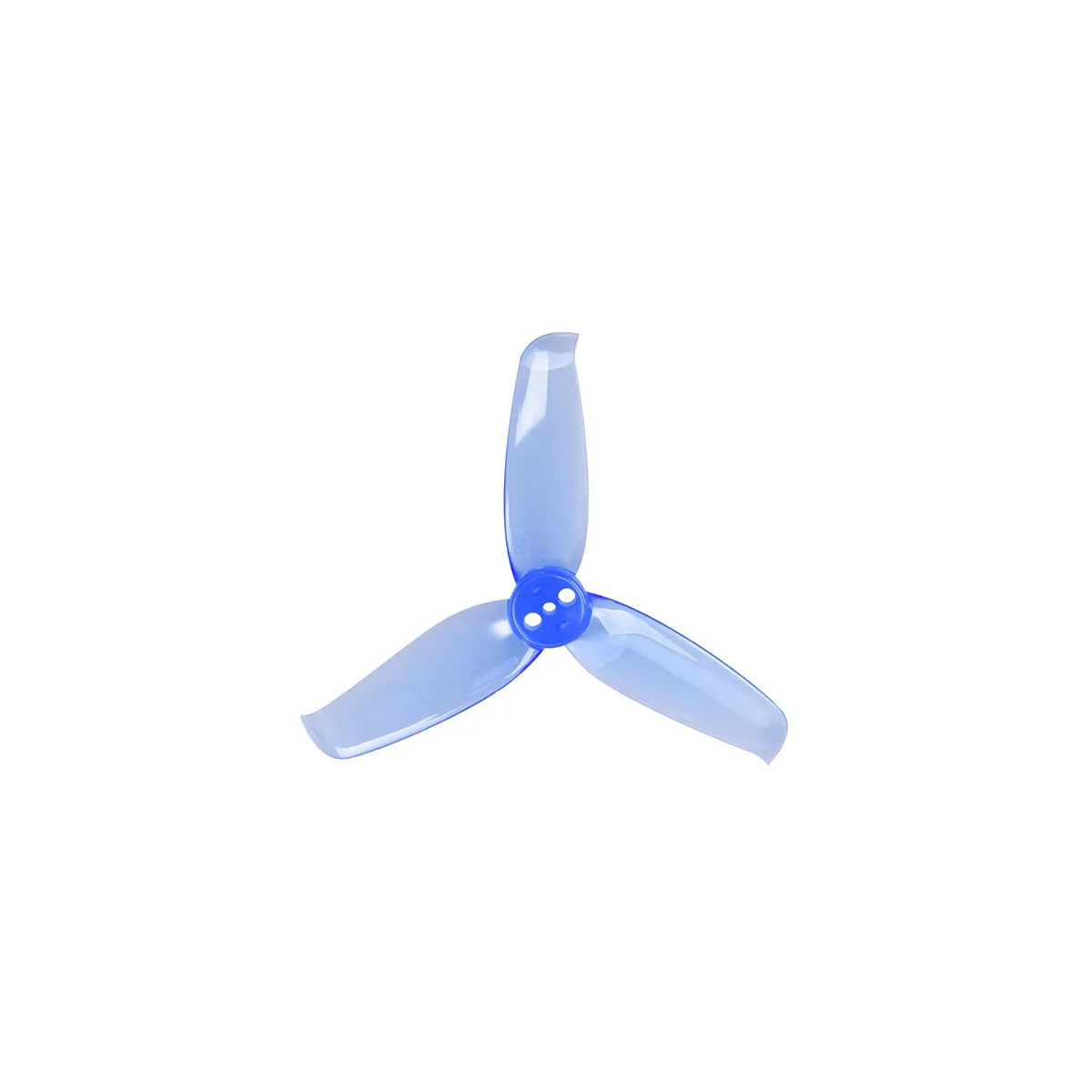 Propeller Gemfan 2540 3 blades (transparent blue) (shaft 1.5 mm) (4CW+4CCW)