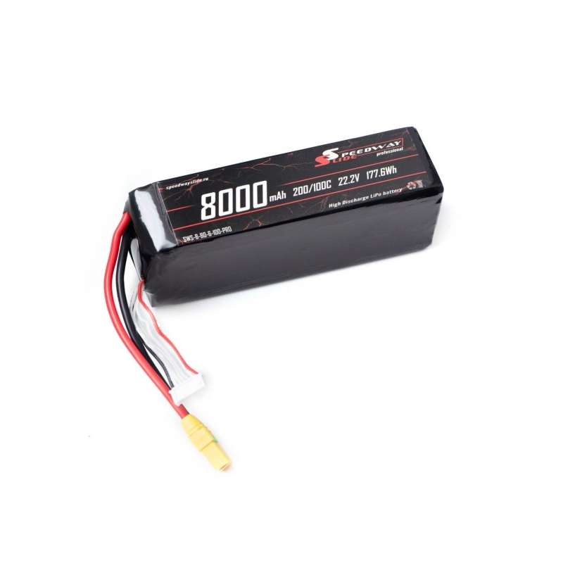Battery Speedway Slide 8000mAh 6S 22.2v
