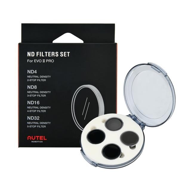 Set of 4 Autel Robotics EVO II 8k/Pro ND Filters (ND4, ND8, ND16, ND32)