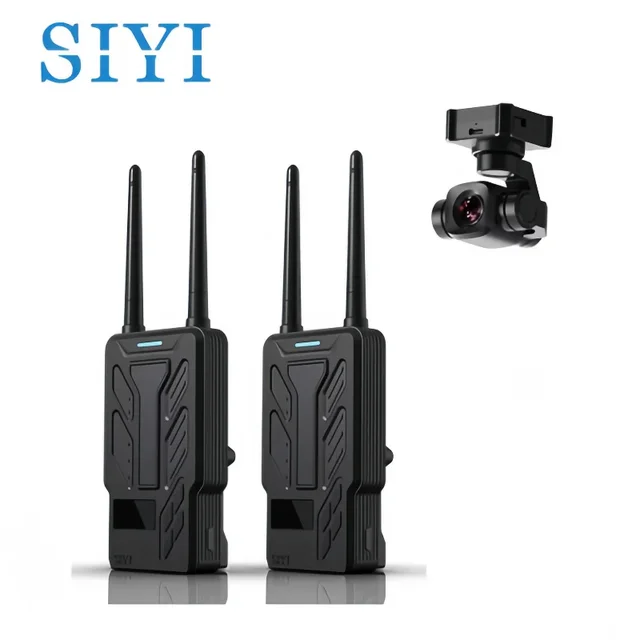 SIYI HM30 DUAL Long Distance Full HD FPV Digital Image Transmission System Dual Operator and Remote Control, Relay Function, CE FCC