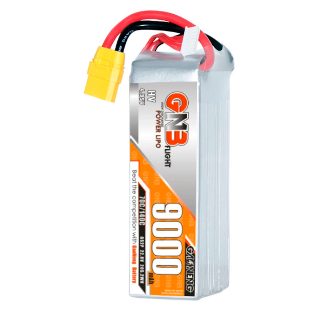 Battery GNB MAX 140C 22.8V HV 9000mAh 6S 70C lithium battery