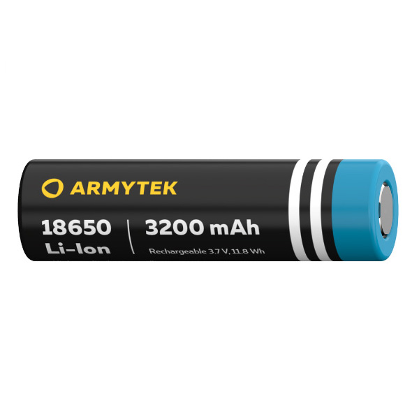 Unprotected lithium-ion battery Armytek 18650 3200 mAh