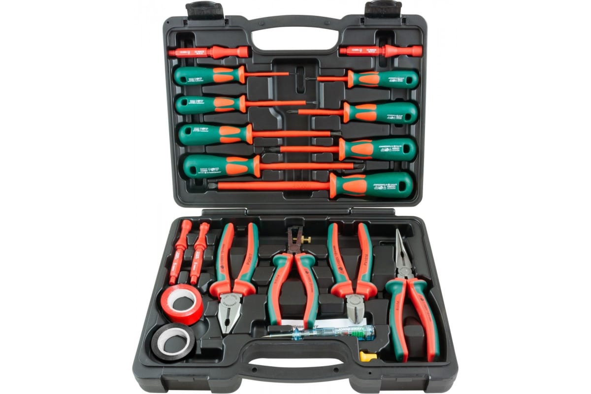 Dielectric Screwdriver JONNESWAY Rod Screwdriver and Plier Tool Set