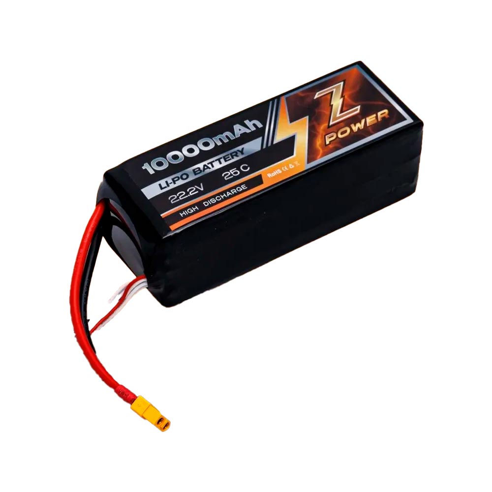 Battery Z POWER lithium battery 6S 10000mAh 22.2V XT60