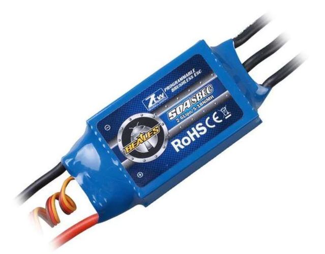 Engine speed regulator ZTW Beetle brushed 2-6S ESC 50A