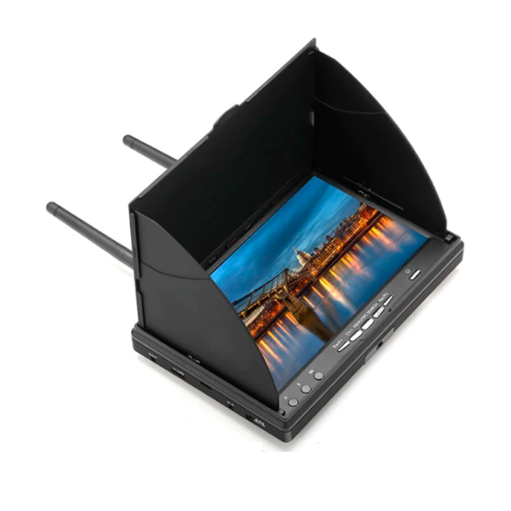 FPV Monitor LT5802S 7" 800×480 with 5.8Ghz Receiver 40ch Diversity x2 Antenna