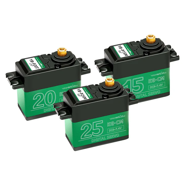 Metal digital servo Yahboom (15kg.cm-180°, steering wheel)