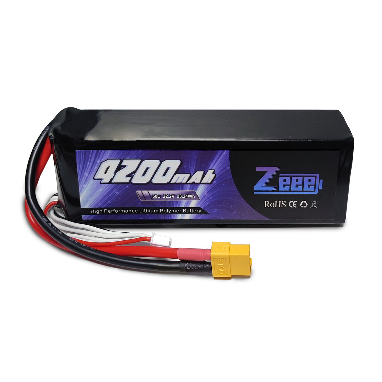 Zeee 4200mAh 6S 50C lithium battery (XT60)
