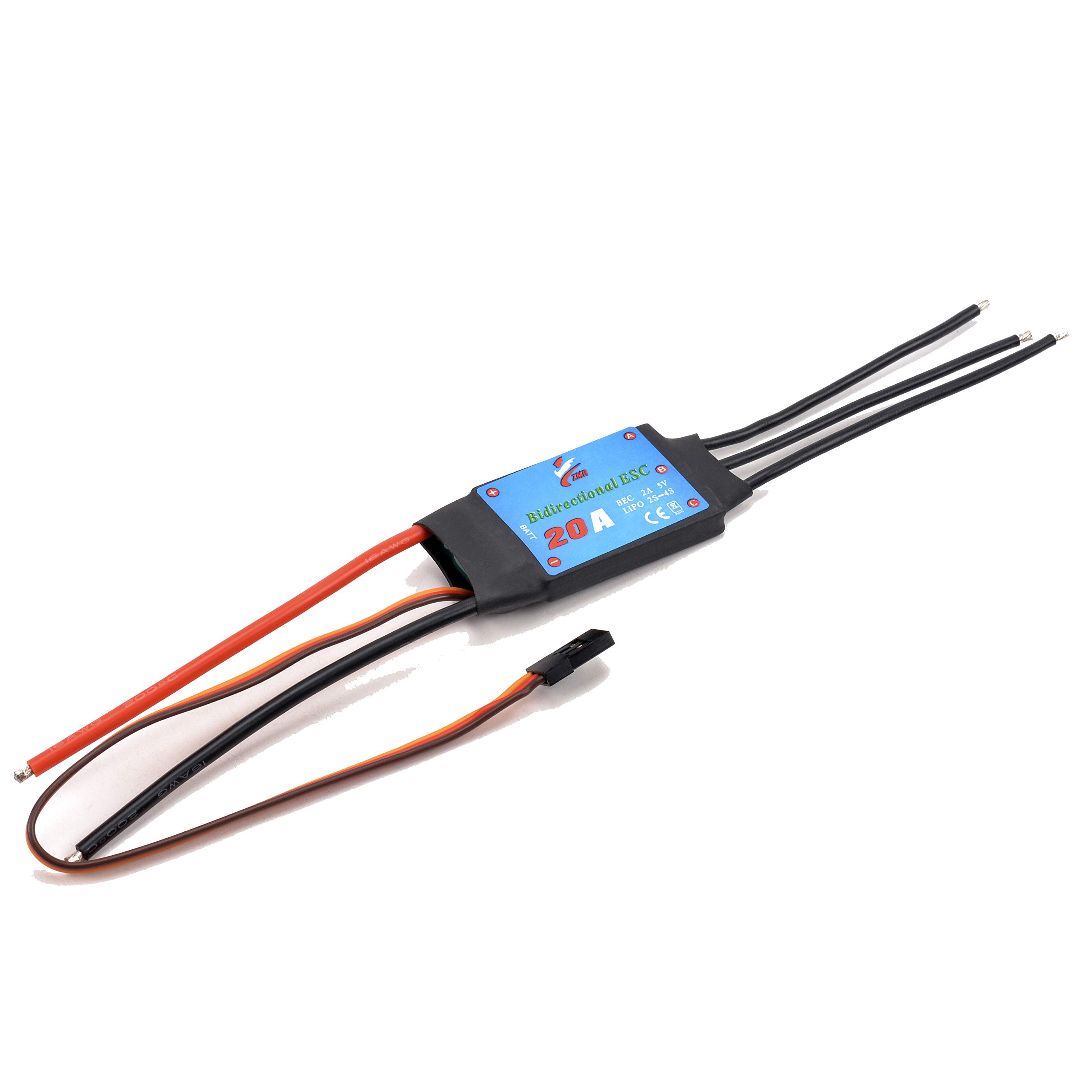 ESC regulator ZMR bidirectional ESC 20A 2-4S UBEC 2A 5V
