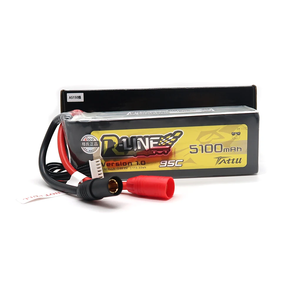 Battery Tattu R-Line 5100mAh 6S 95C lithium polymer battery