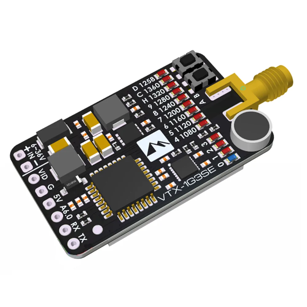 Video transmitter Matek VTX 6-36 B, 1.2 GHz