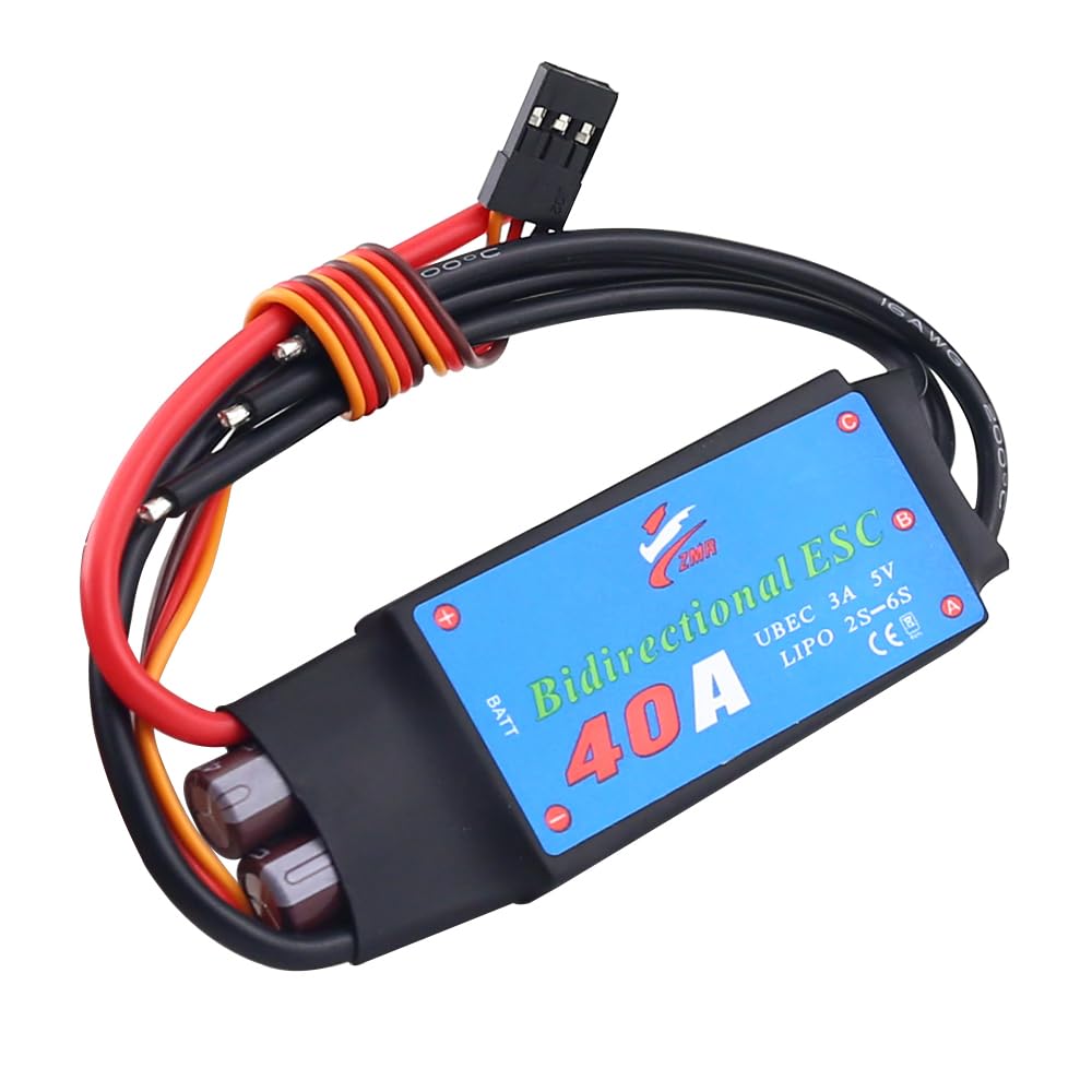 Speed ​​controller two-way 40A 2-6s UBEC 3A 5V