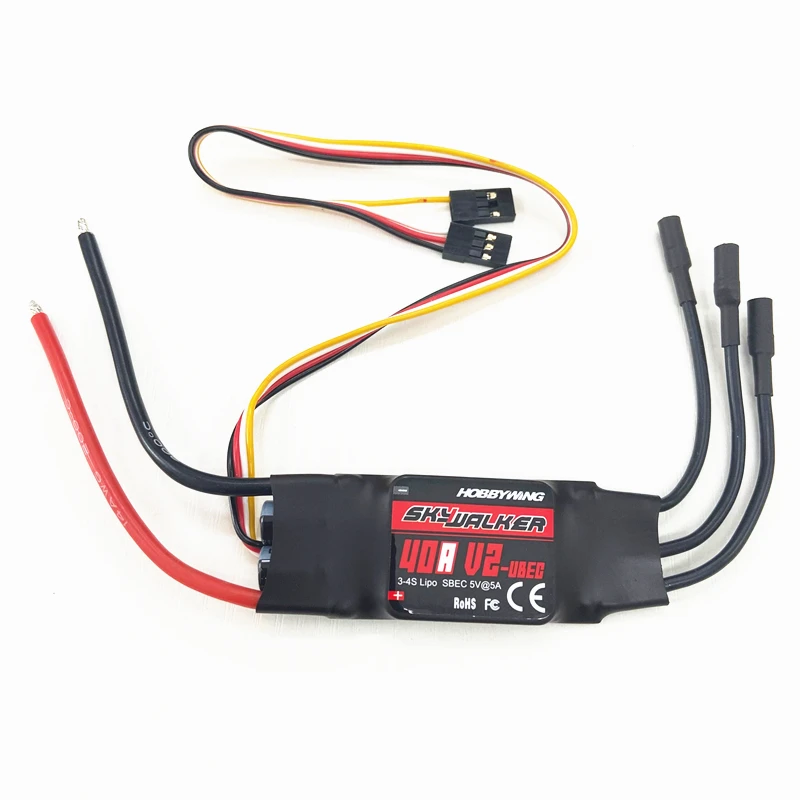 Speed ​​Controller ESC Hobbywing Skywalker 40A V2 3-4S with UBEC