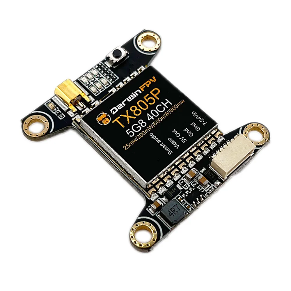DarwinFPV TX805P 800mW 5.8GHz VTX video transmitter