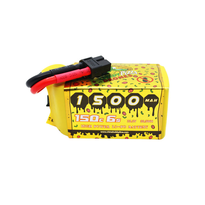 Battery CNHL Pizza PRO lithium battery 6S 1500mAh 150C XT-60