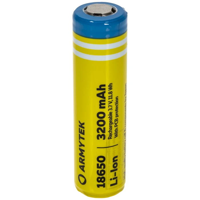 Protected lithium-ion battery Armytek 18650 3200 mAh