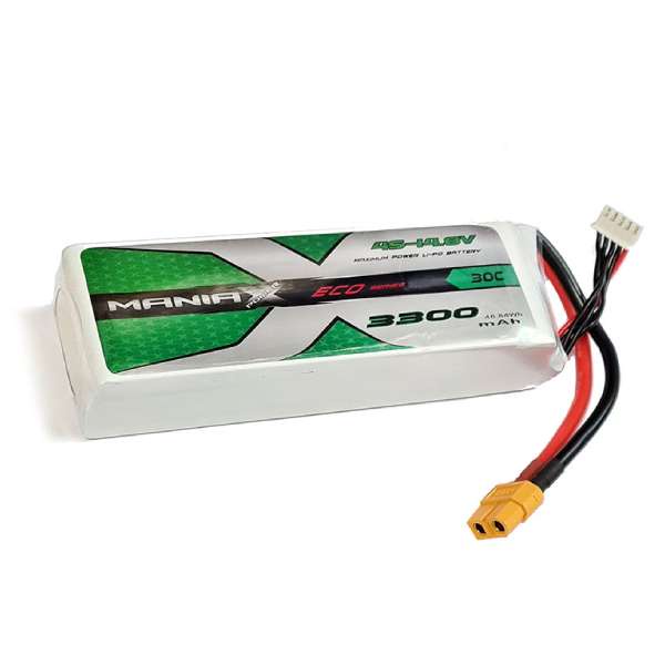Battery ManiaX environmentally friendly lithium battery 4S1P 14.8V 3300mAh 30C XT60