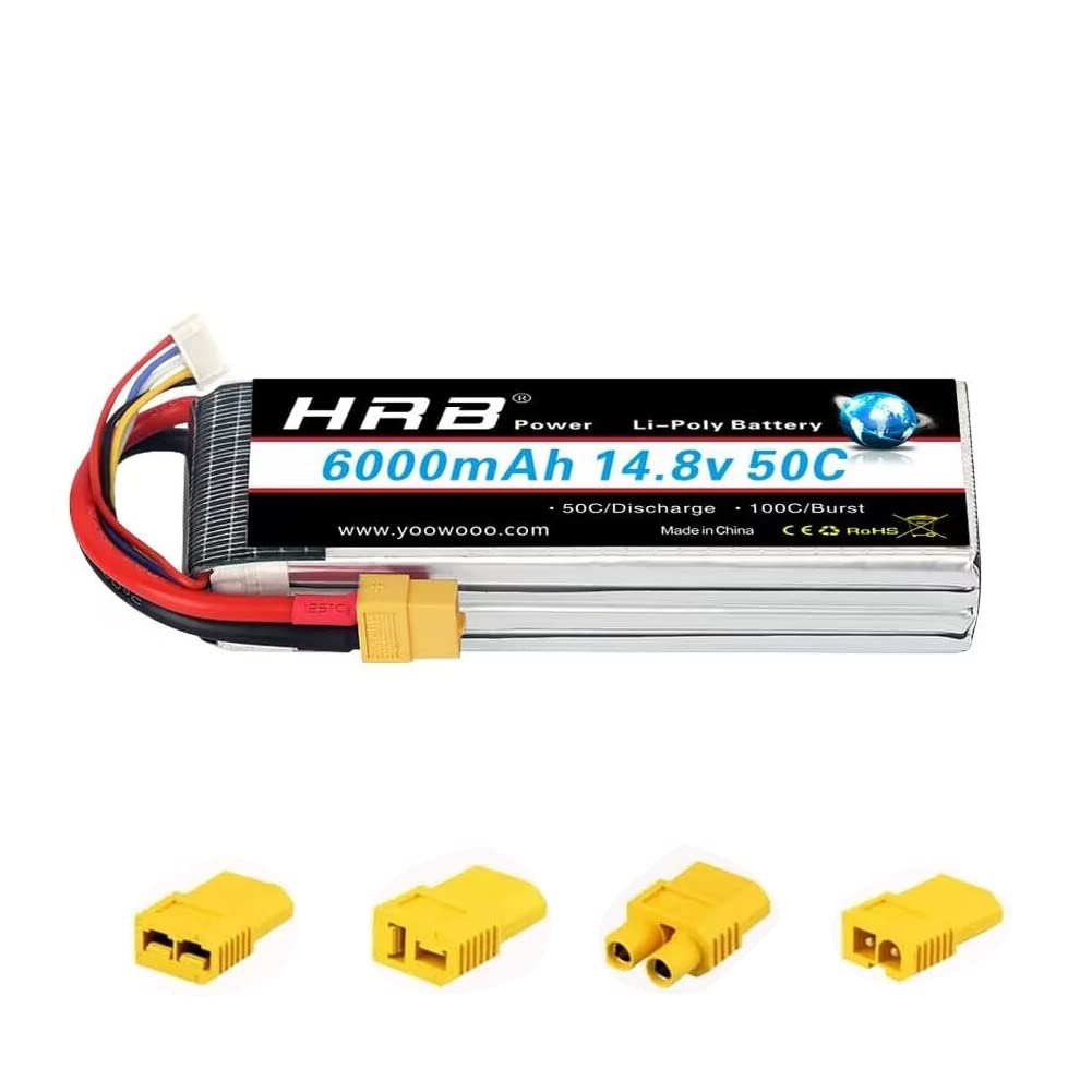 Battery HRB 4s 6000mah 50C XT60