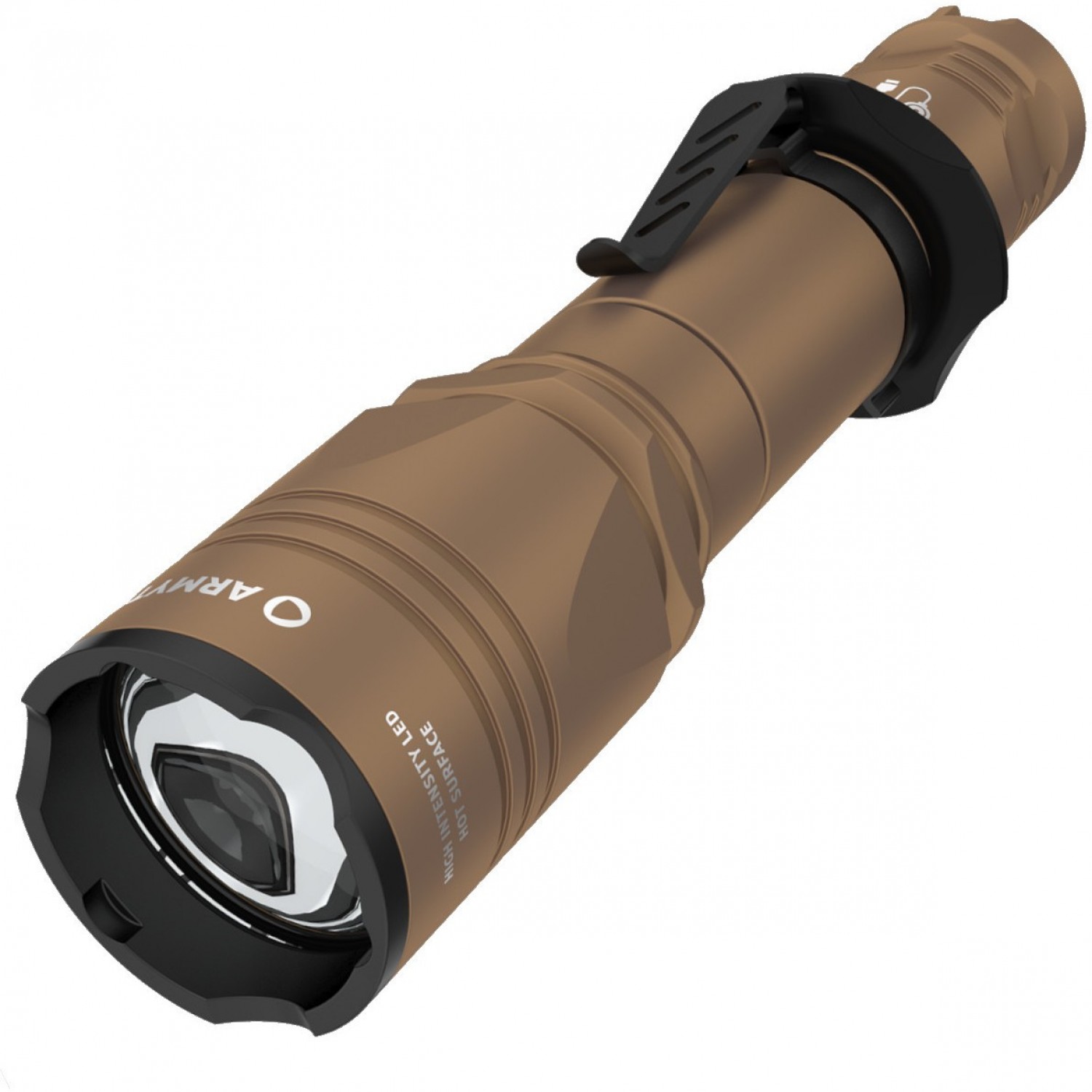 Tactical Flashlight Armytek Dobermann Pro Magnet USB Sand Color (Warm Light)