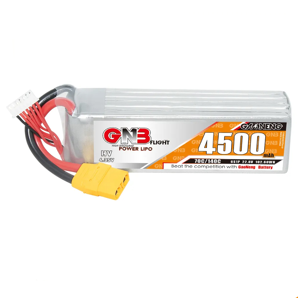 Battery GNB 4500mAh 6S 70C high voltage lithium battery (XT60)