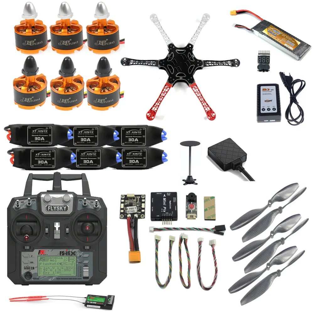 Radio controlled drone quadcopter F450 F550 self-assembly kit