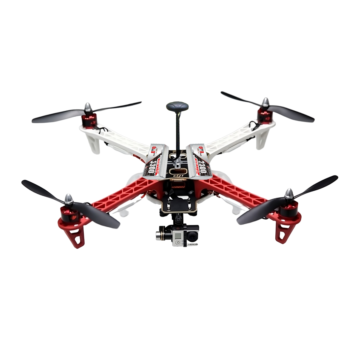 Quadcopter reconnaissance aircraft 10''-13''