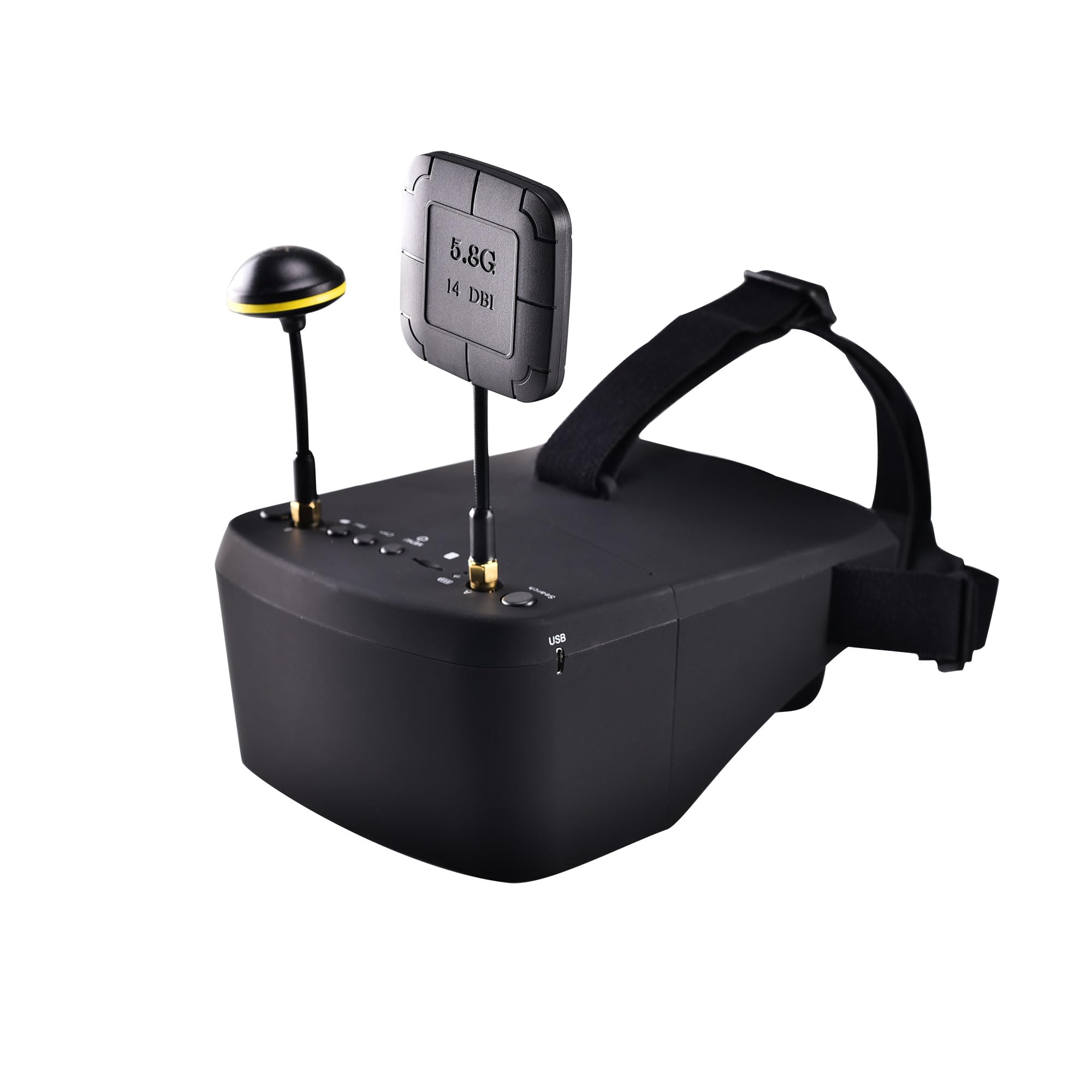 Eachine EV800D 5″ 800×480 FPV Goggles Diversity 5.8G 40CH Video Helmet