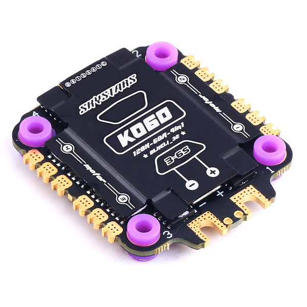 ESC regulator Skystars KO60 60A 4-in-1 ESC 30×30 BLHeli_32 3-6S