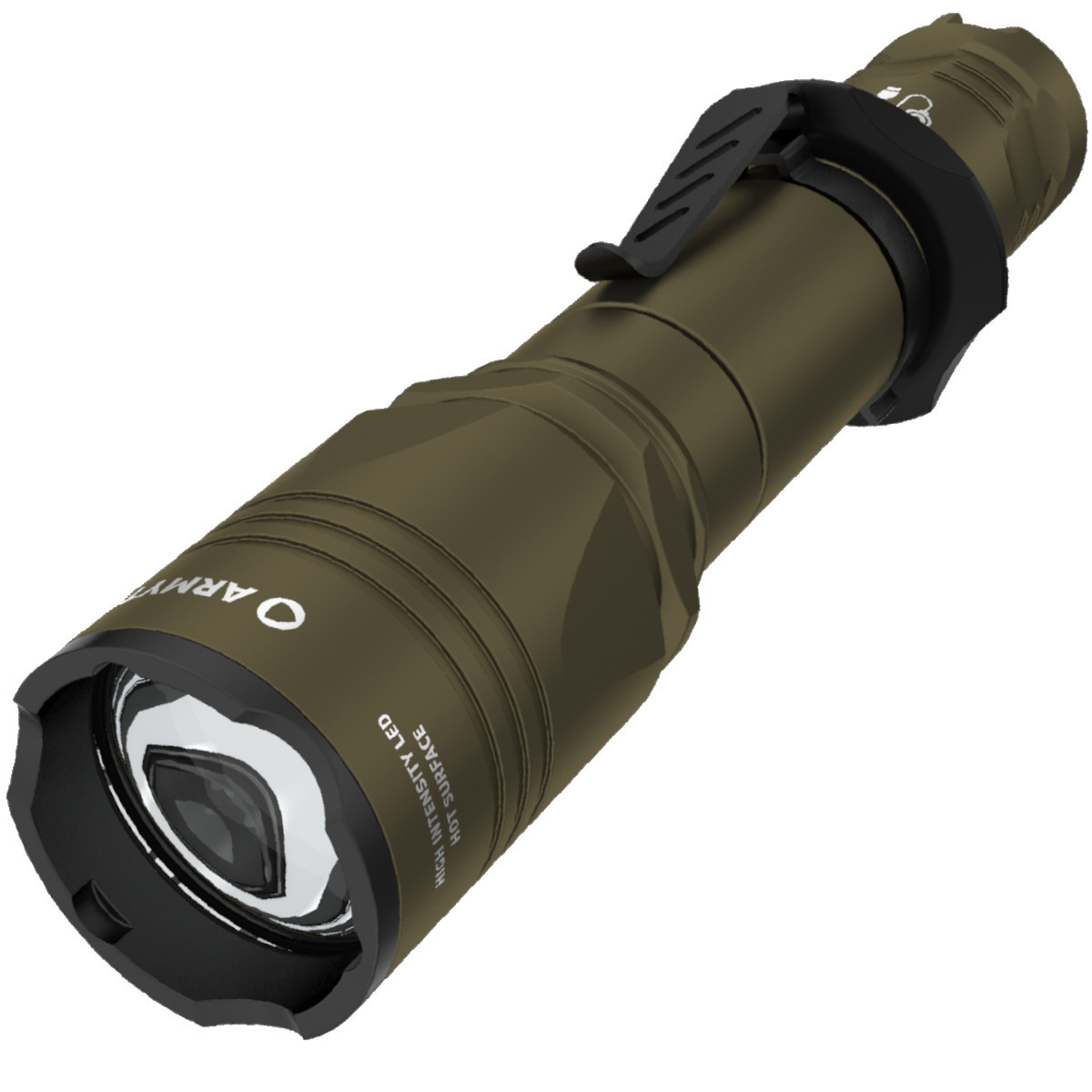 Tactical Flashlight Armytek Dobermann Pro Magnet USB Olive (Warm Light)