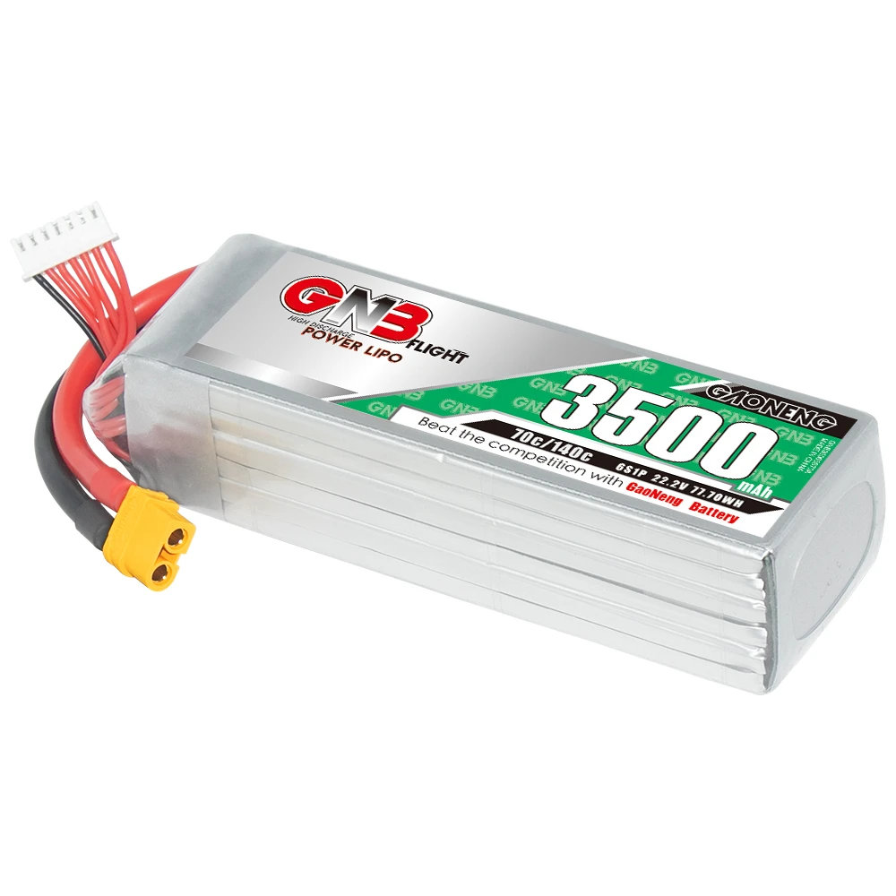 Battery GNB 22.2V 3500mAh 6S 70C Lithium Polymer XT60